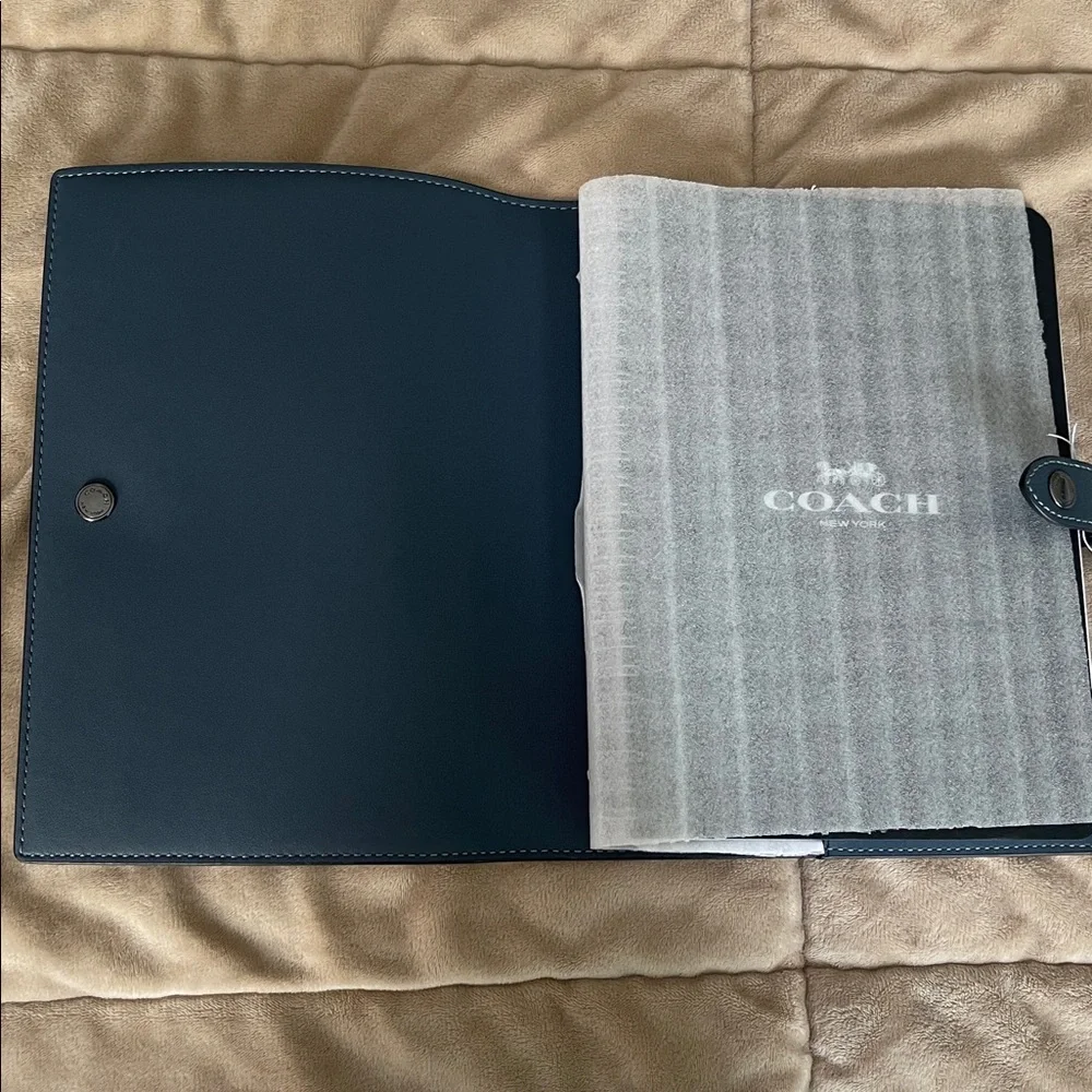 Coach Black Signature Notebook - Picture 3 of 7